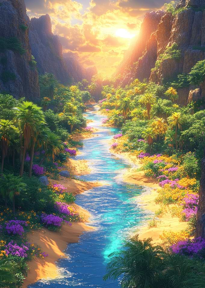 Serene River Valley