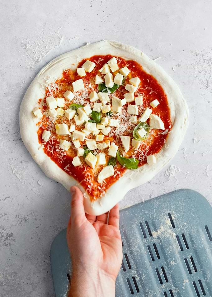 Pizza Dough with Toppings