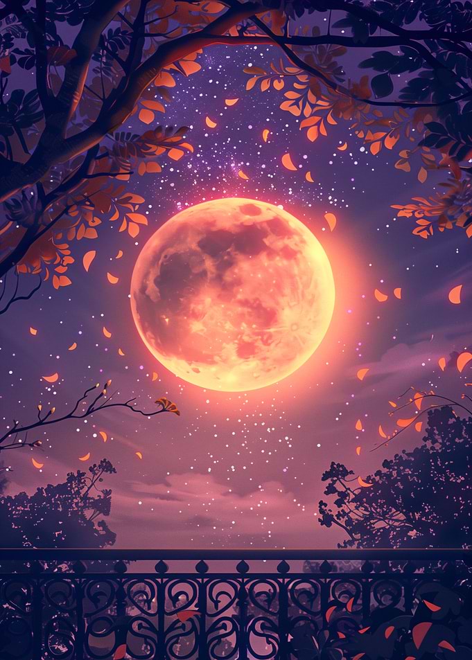 LoFi Full Moon Night