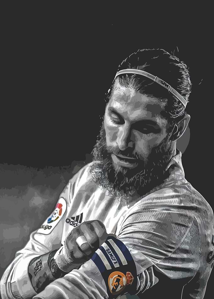 Sergio Ramos Portrait