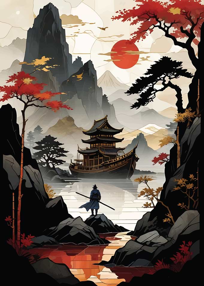 Samurai by the Lake