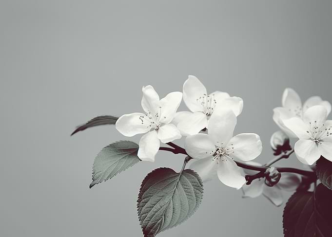 White Blossom Branch - AI