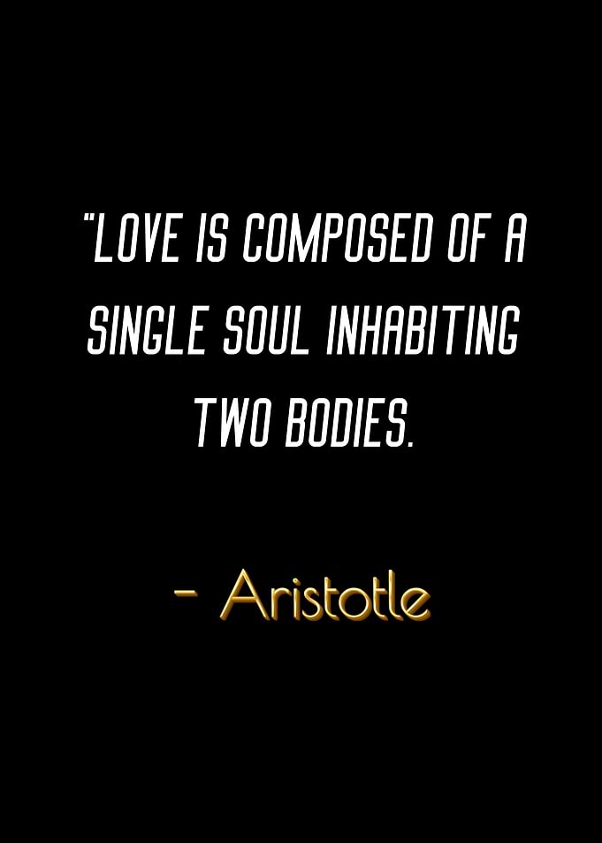 Aristotle Love Quote