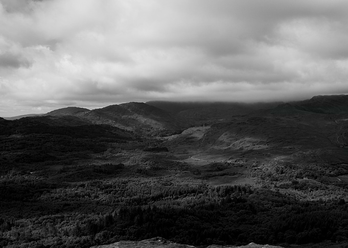 Cloudy Mountain of Ireland