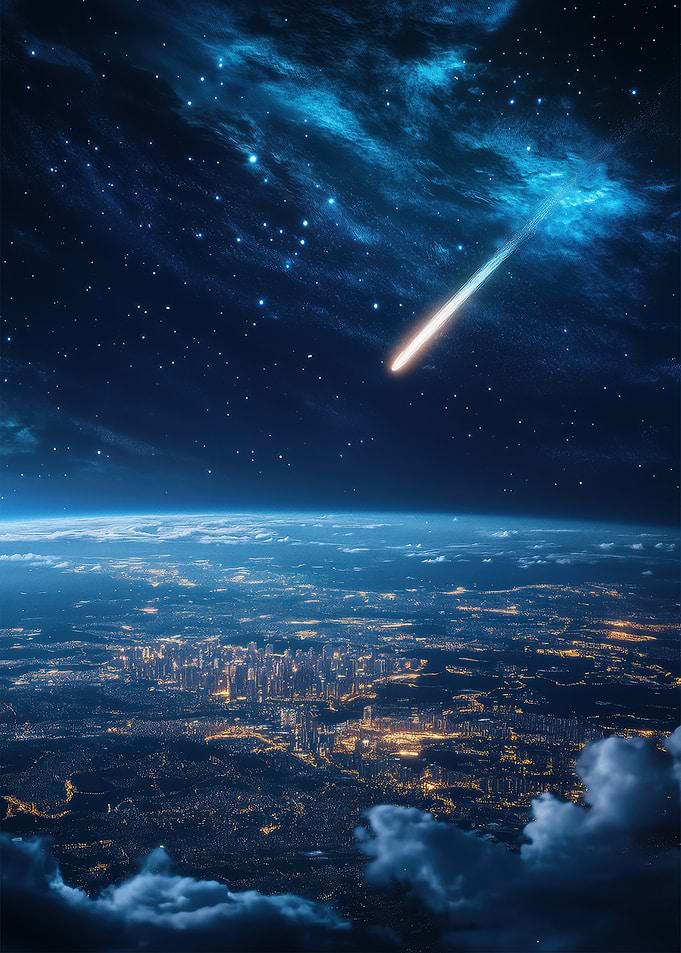A Meteor's Descent