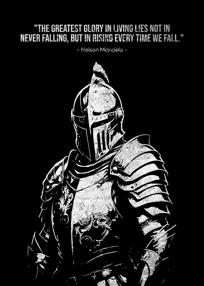Knight Quotes Poster