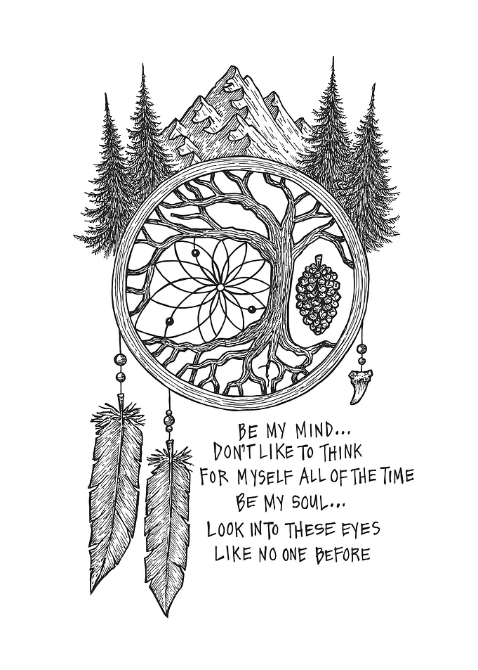 Caamp Dreamcatcher with Tree of Life
