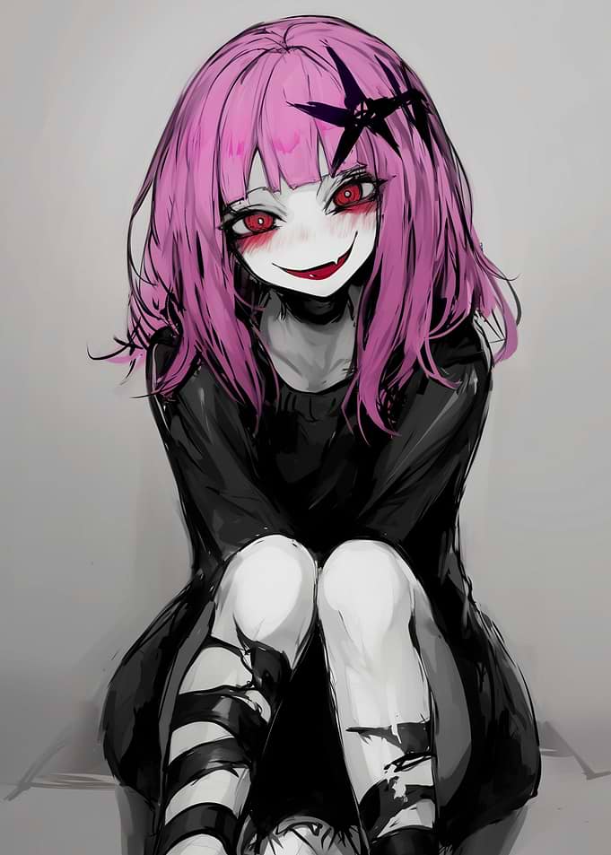 Creepy Anime Girl