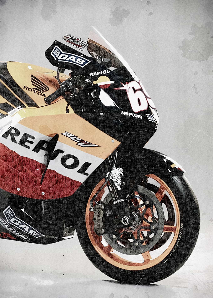 Repsol Honda Motorcycle