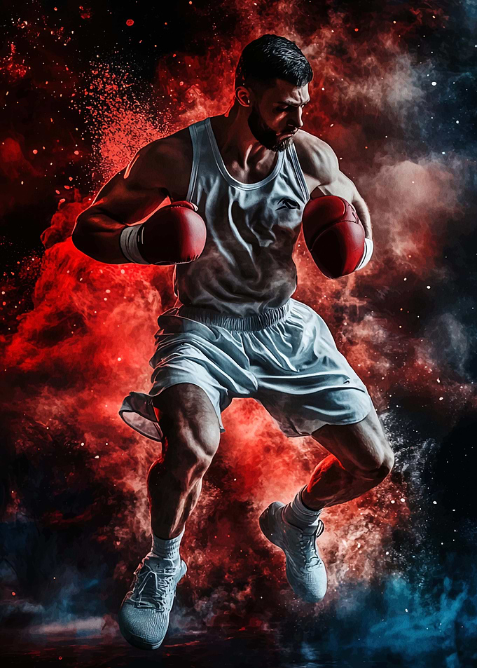 Boxer in Action
