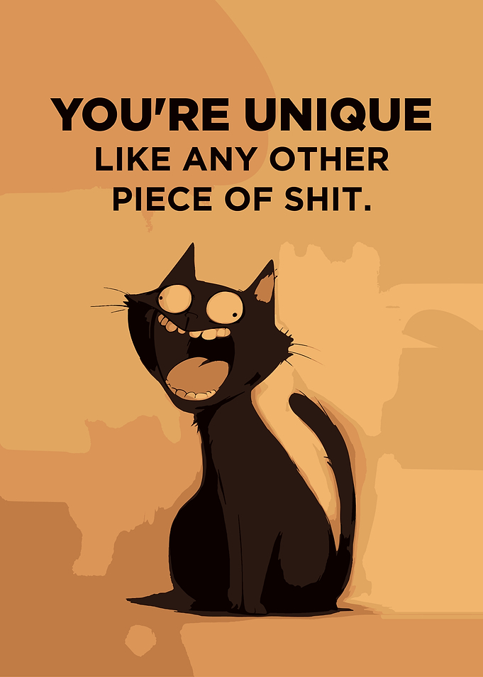 Unique Meme Cat Quote