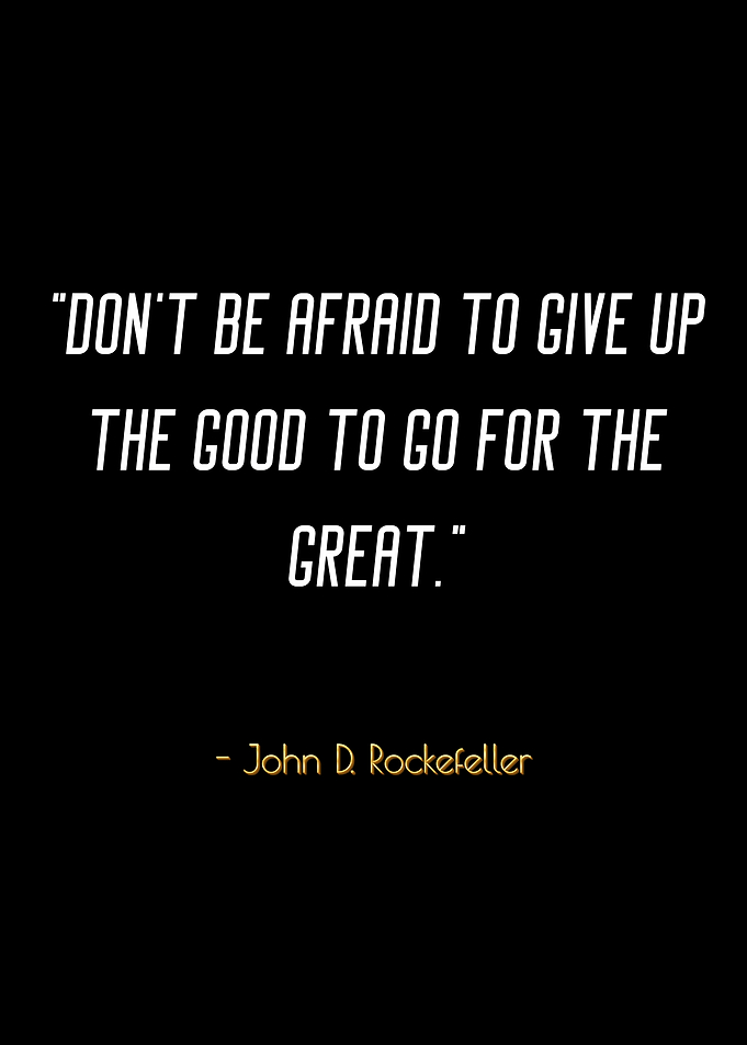 John D. Rockefeller Quote