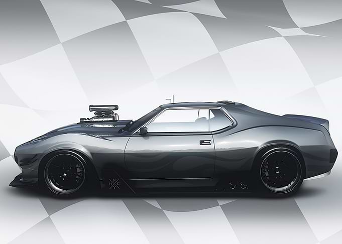 Custom Muscle Car