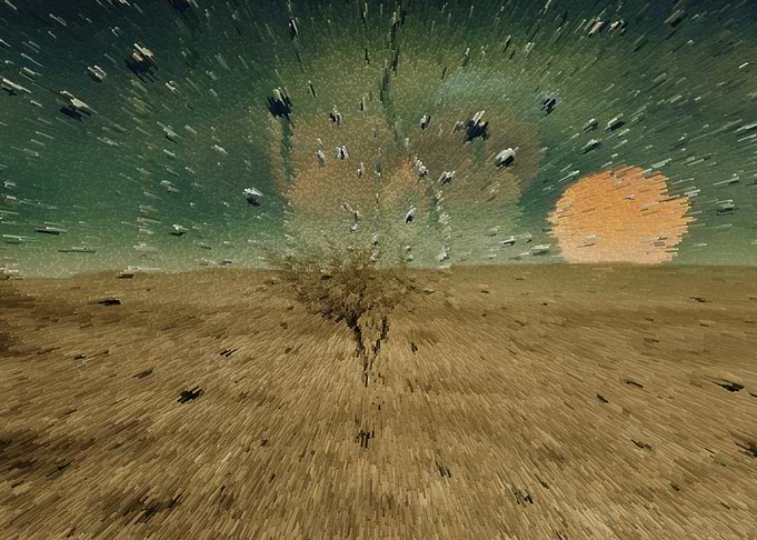Desert rain extrude