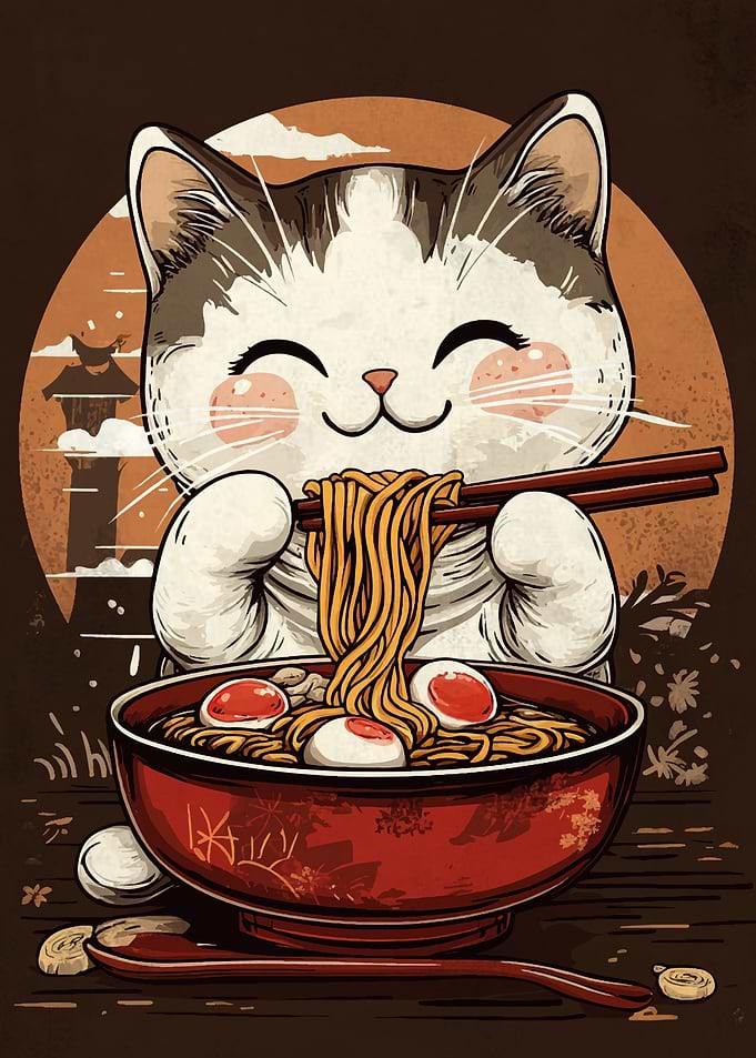 Cat Ramen Japan