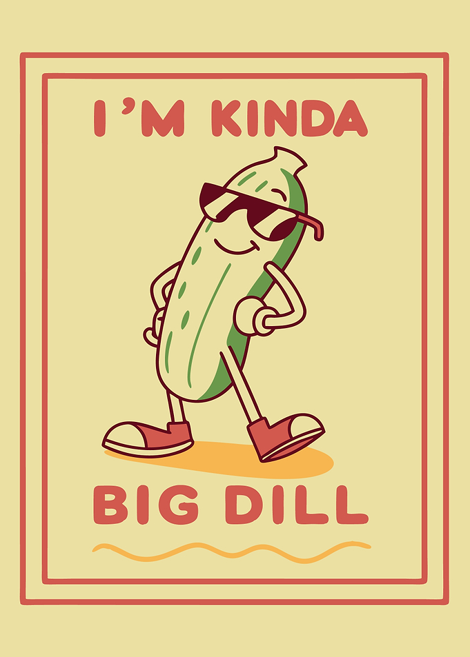 Cool Cucumber Illustration