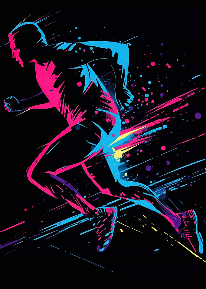 Running Silhouette