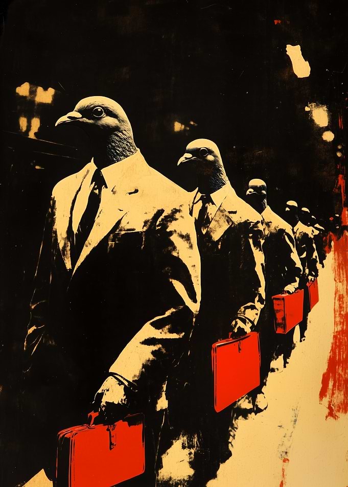 Pigeon Businessmen