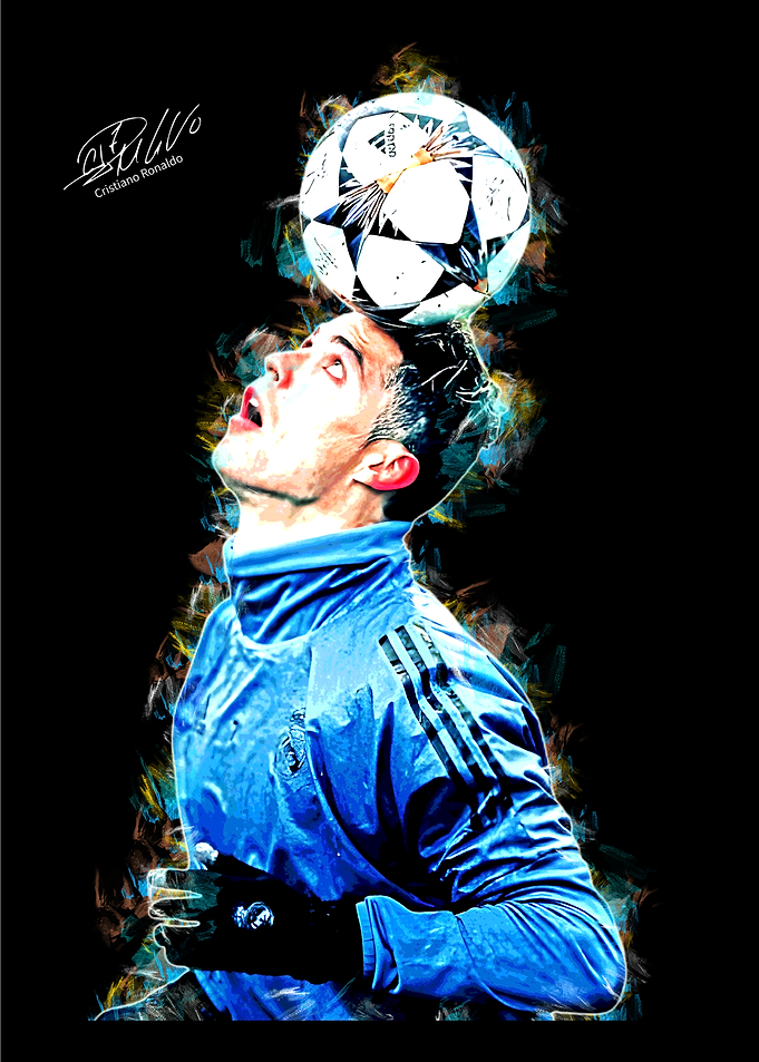 Cristiano Ronaldo Soccer Art