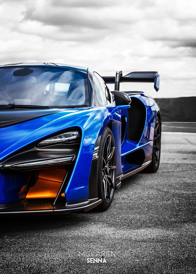 McLaren Senna Blue