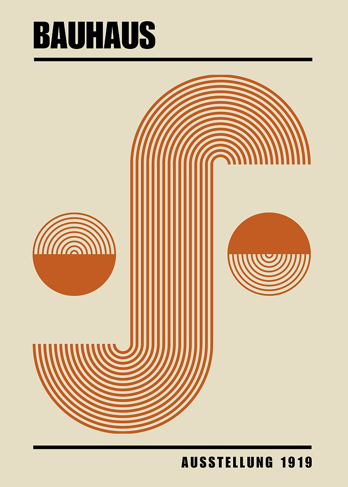 Bauhaus Abstract Art Print