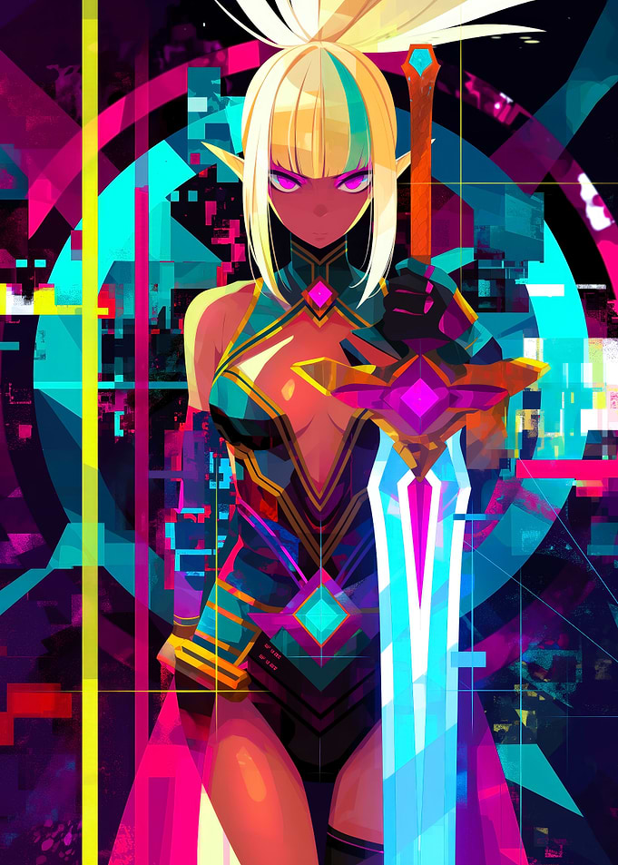Cyberpunk Warrior