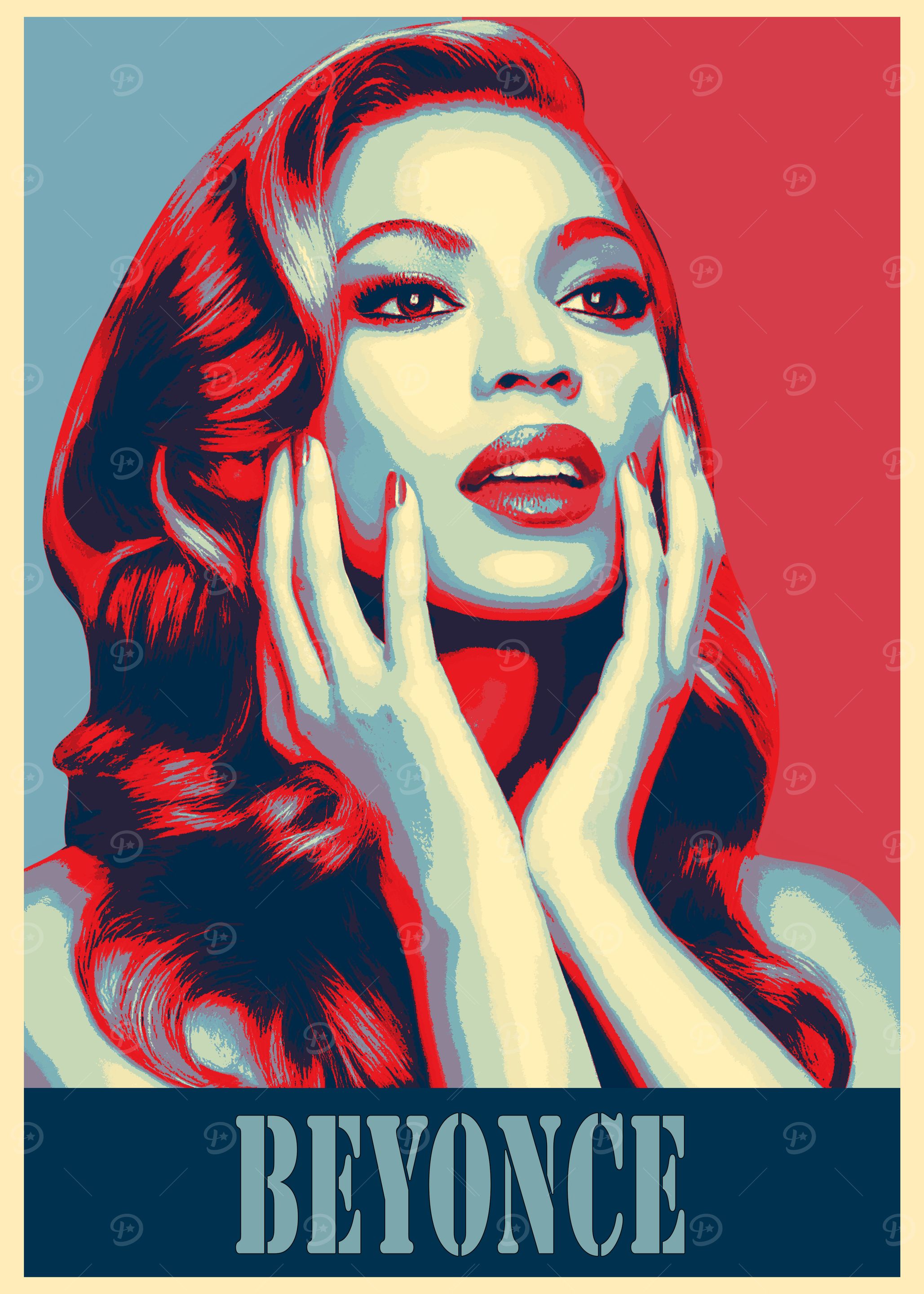 Beyonce Pop Art Poster