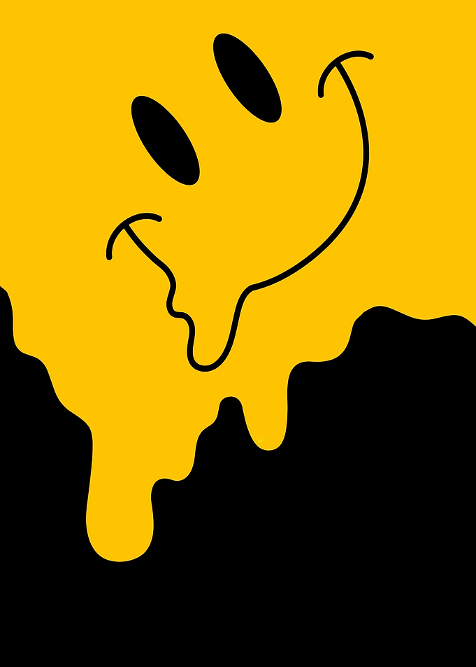 Melting Smiley Face