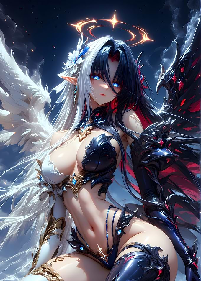 Angel and Demon Hybrid
