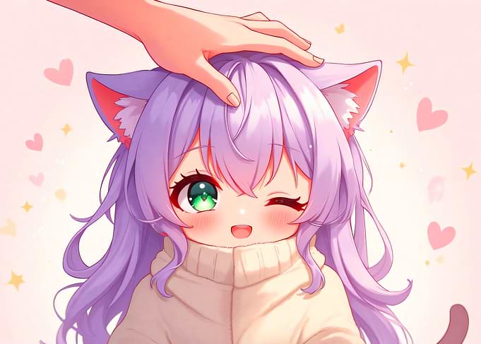 Pet the Cat Girl