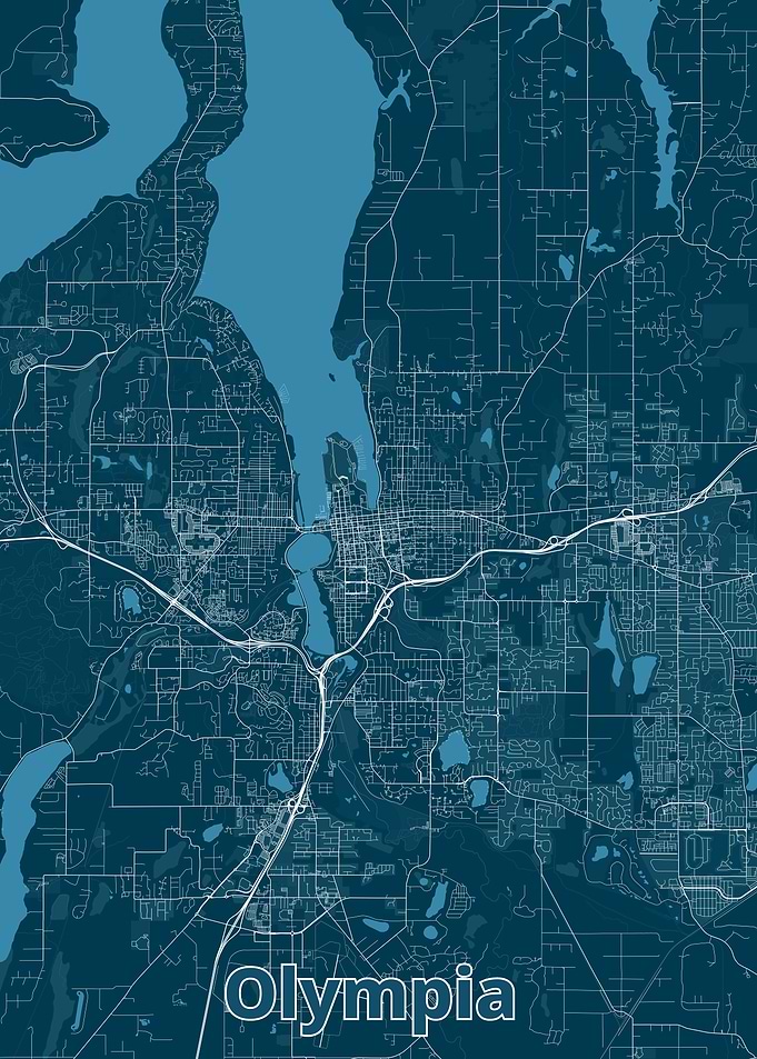 Olympia City Map