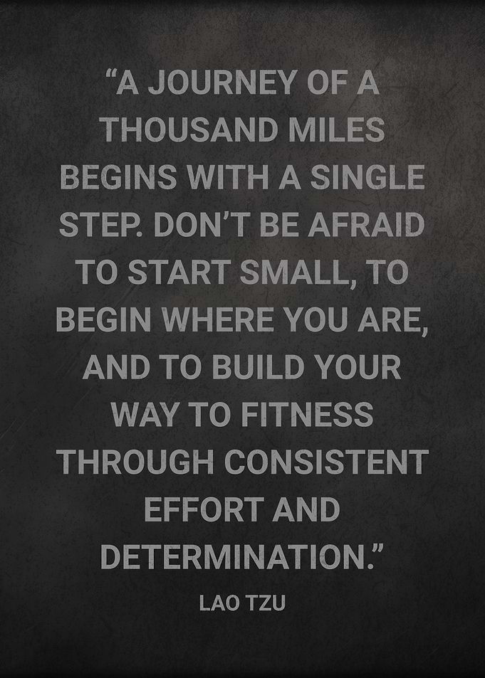 Fitness Journey Quote