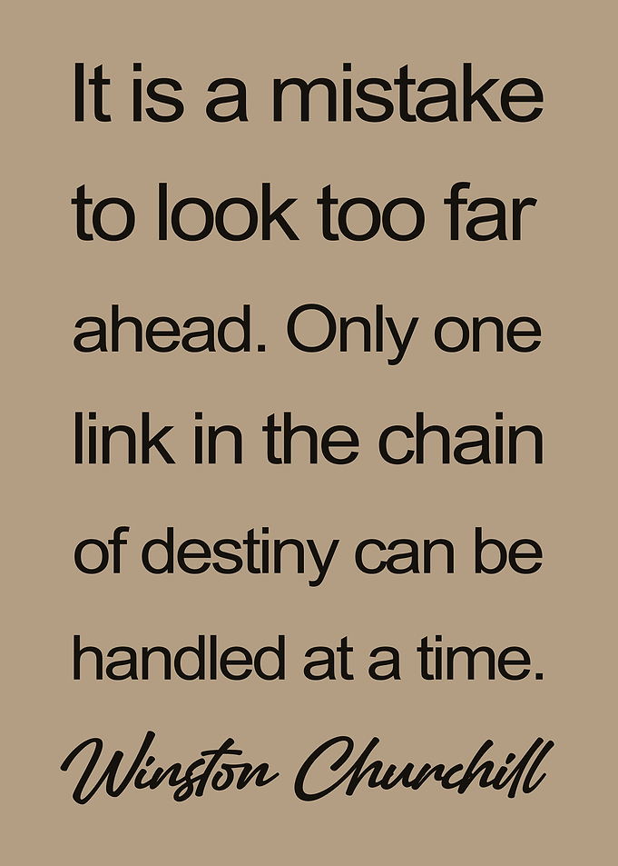 Winston Churchill Quote Inspirational Motivation