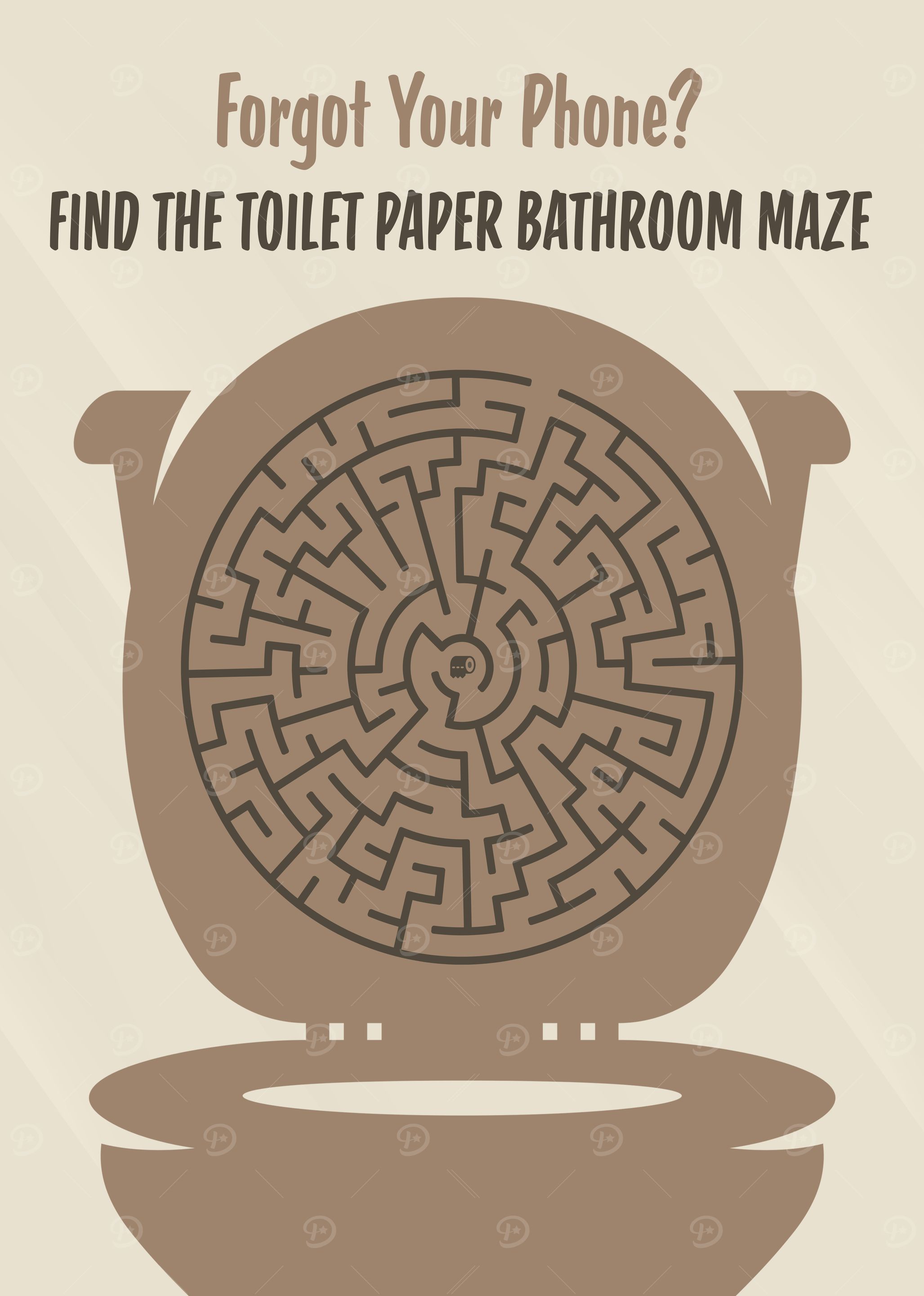 Toilet Paper Maze