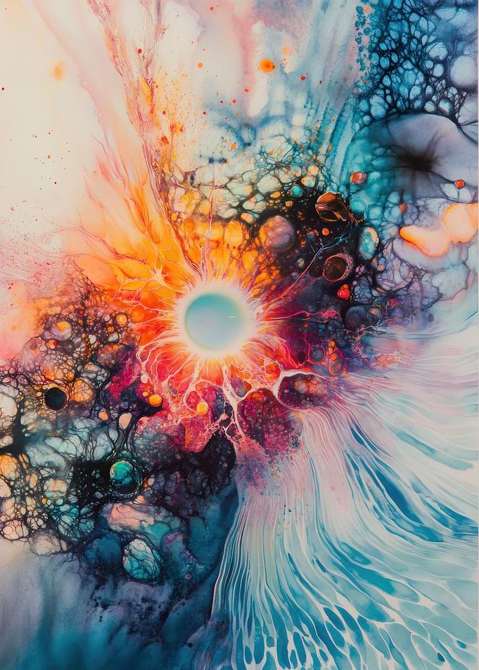 Abstract Cosmic Eye