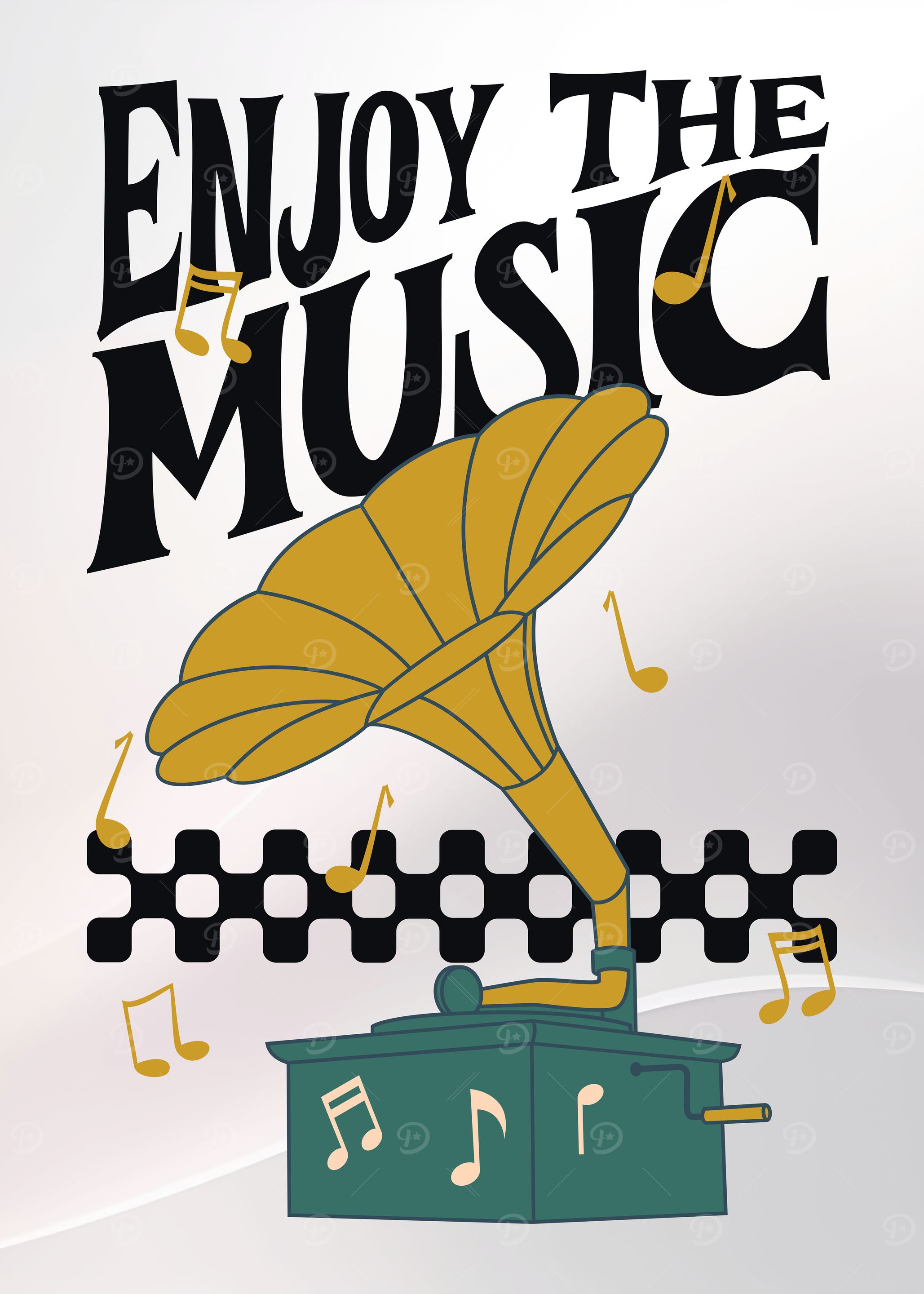 Enjoy the Music Vintage Phonograph