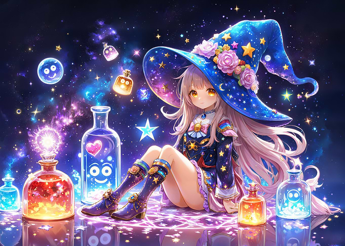 Witch with Potions