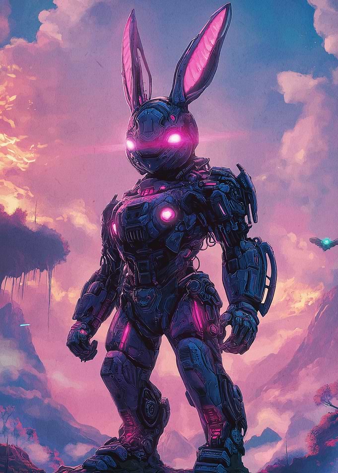 Cyberpunk Bunny Mech
