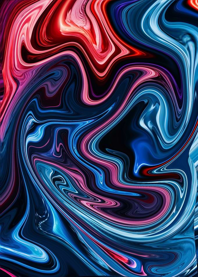 Abstract Liquid Swirls