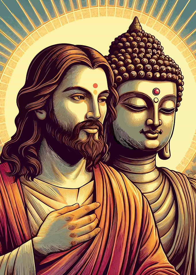 Jesus and Buddha