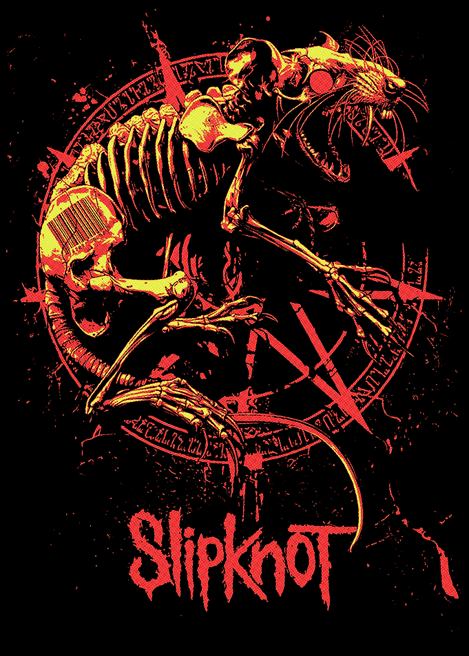 Slipknot Rat Skeleton