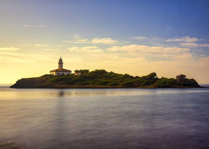 Lighthouse on a Small Island