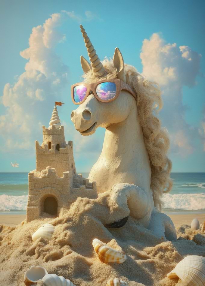Unicorn Beach Day