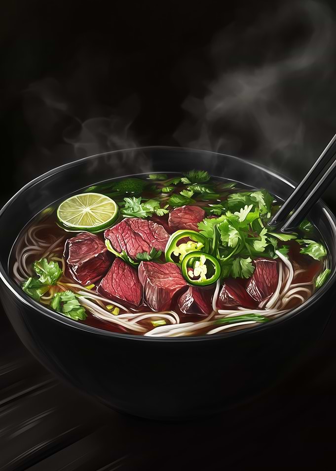 Steaming Bowl of Pho