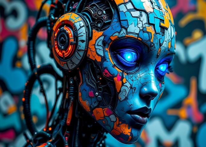 Cybernetic Female Robot