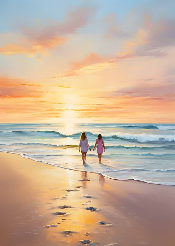 Sunset Beach Walk