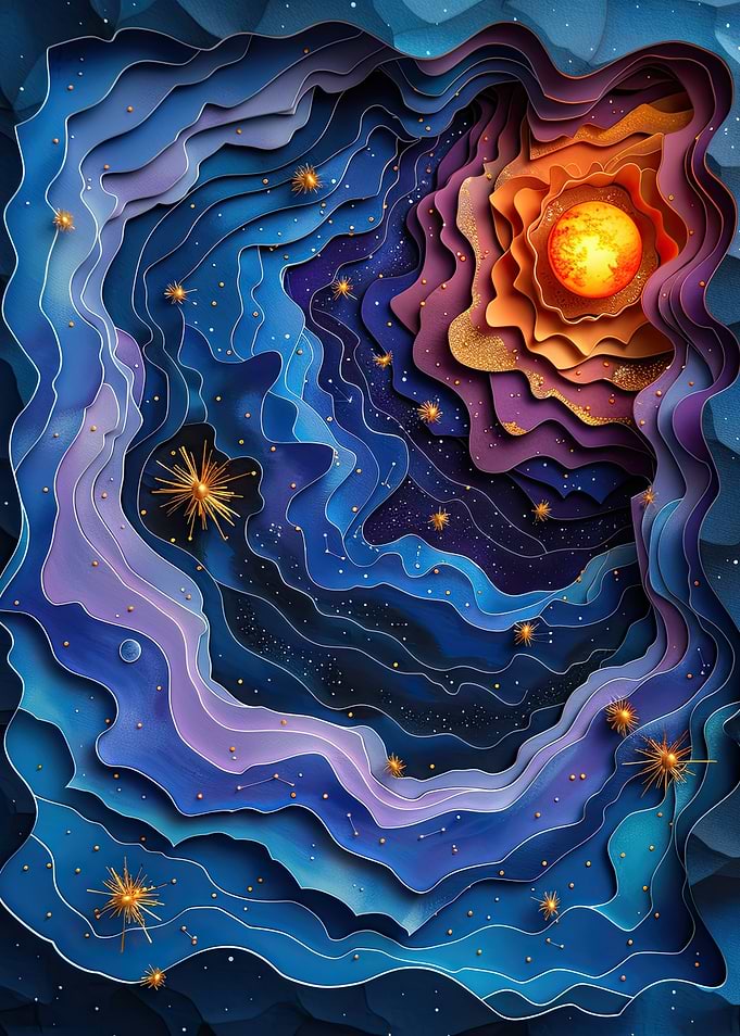 Papercut Galaxy