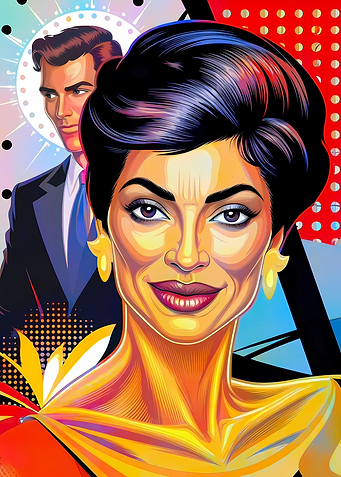 Retro Pop Art Couple