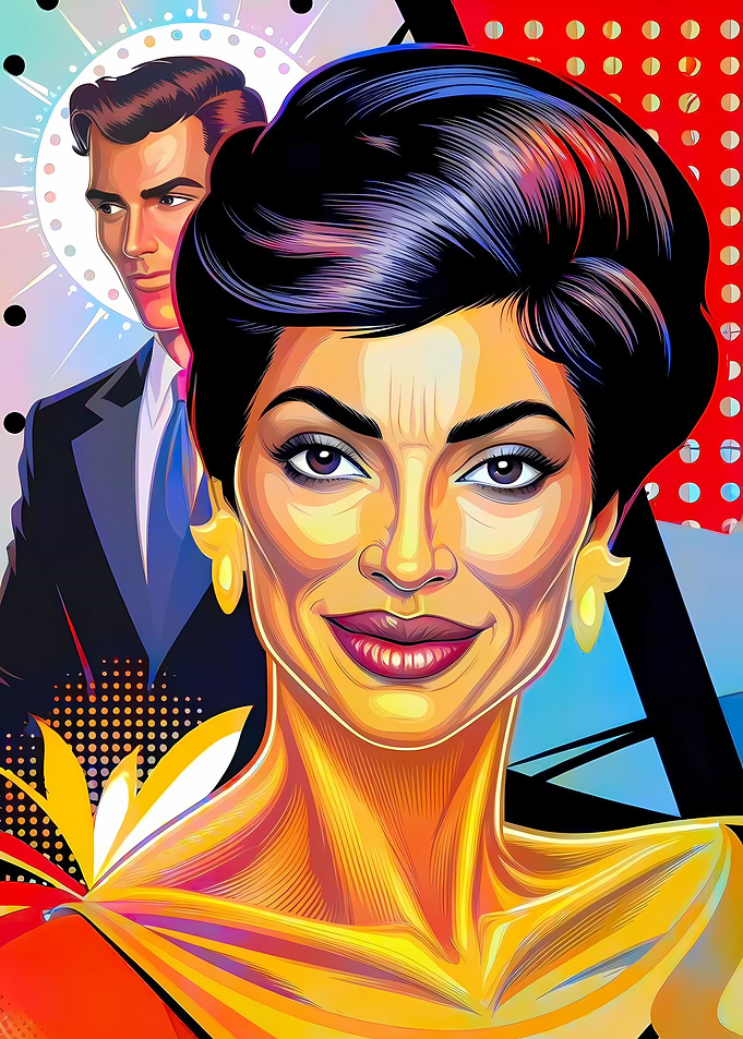 Retro Pop Art Couple