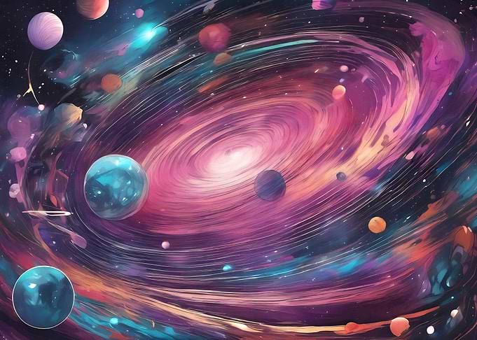Cosmic Spiral Galaxy